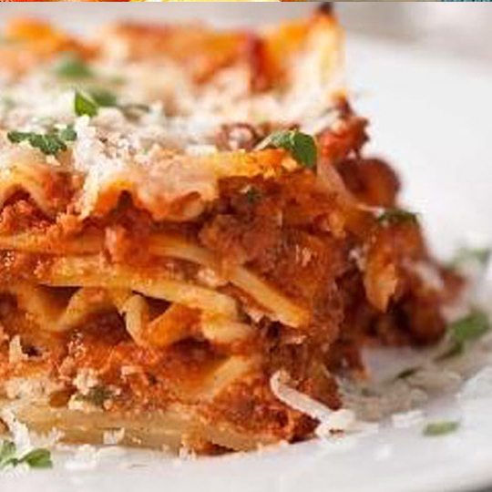 Lasagna Family Meal - Club Italia Wedding and Conference Centre